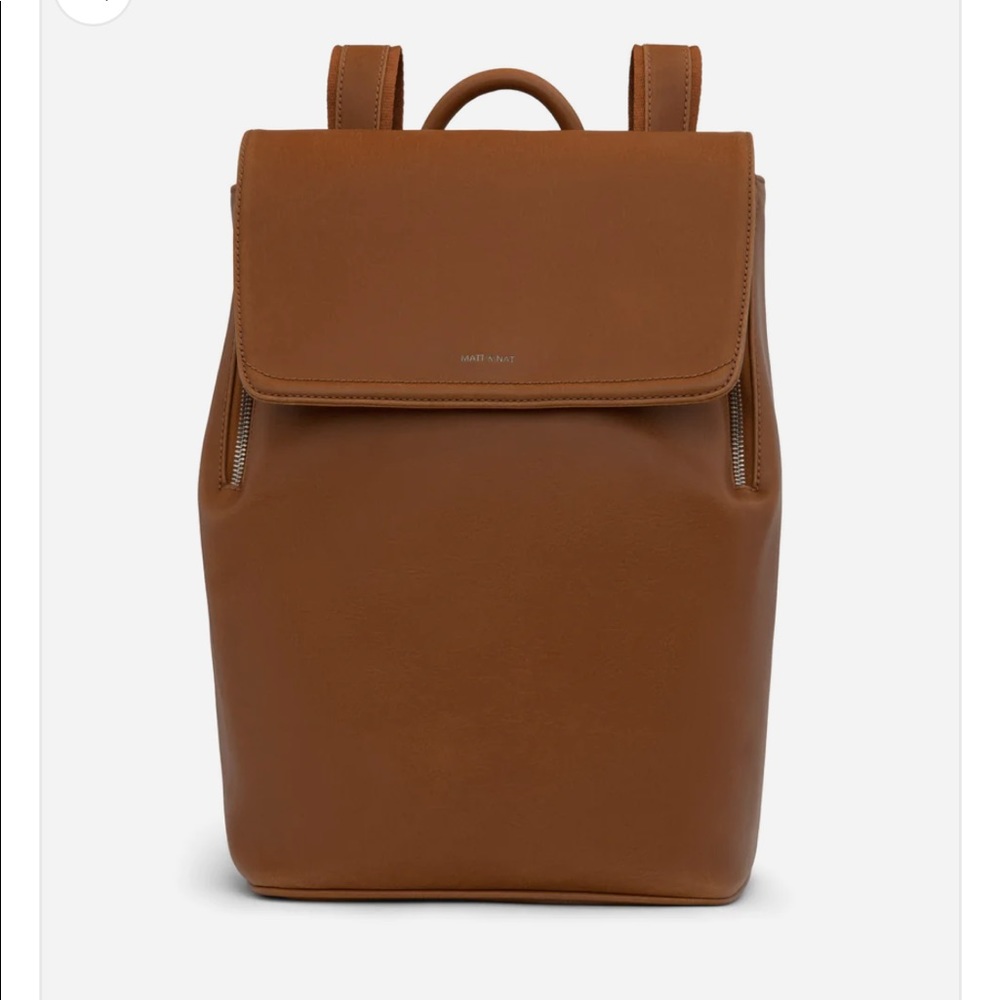 Fabi Vintage Vegan Backpack- Chili Cllour - Picture 1 of 6